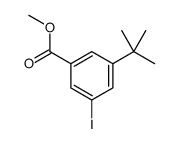 3-IODO-5-TERT-BUTYL-METHYL BENZOATE Structure