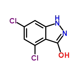 4,6-Dichloro-1,2-dihydro-3H-indazol-3-one structure
