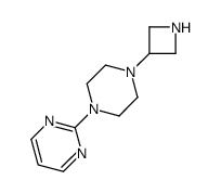 2-[4-(3-AZETIDINYL)-1-PIPERAZINYL]-PYRIMIDINE Structure