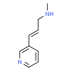 2-Propen-1-amine,N-methyl-3-(3-pyridinyl)-,(2E)-(9CI)结构式