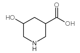 5-Hydroxypiperidine-3-carboxylic Acid structure
