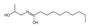 N-(2-hydroxypropyl)decanamide结构式