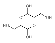Dihydroxyacetonedimer structure