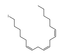1-iodo-(6Z,9Z,12Z)-6,9,12-octadecatriene结构式