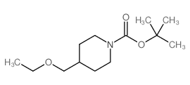 1-piperidinecarboxylic acid, 4-(ethoxymethyl)-, 1,1-dimeth结构式