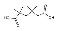 2,2,4,4-Tetramethylhexanedioic acid Structure