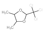 1,3-Dioxolane,4,5-dimethyl-2-(trichloromethyl)-结构式