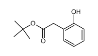邻羟基苯基乙酸叔丁酯结构式