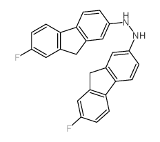 Hydrazine,1,2-bis(7-fluorofluoren-2-yl)- (8CI) Structure