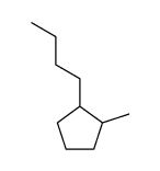 1-butyl-2-methylcyclopentane Structure