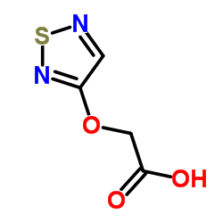 Acetic acid, (1,2,5-thiadiazol-3-yloxy)- (9CI)结构式