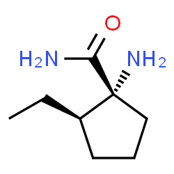 Cyclopentanecarboxamide, 1-amino-2-ethyl-, (1R,2R)- (9CI)结构式