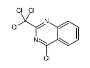 4-氯-2-三氯甲基喹唑啉结构式