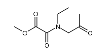methyl 2-(ethyl(2-oxopropyl)amino)-2-oxoacetate结构式