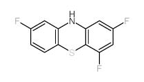 10H-Phenothiazine,2,4,8-trifluoro-结构式