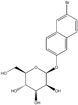 6-Bromo-2-naphthalenyl beta-D-mannopyranoside Structure