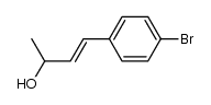 (3E)-4-(4-bromophenyl)-3-buten-2-ol结构式