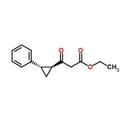 ETHYL TRANS-3-OXO-3-(2-PHENYLCYCLOPROPYL)PROPANOATE picture