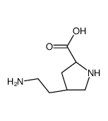 L-Proline, 4-(2-aminoethyl)-, (4R)- (9CI) picture