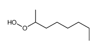 2-hydroperoxyoctane Structure
