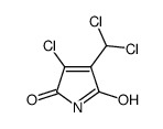 3-chloro-4-(dichloromethyl)pyrrole-2,5-dione Structure