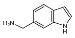 (1H-吲哚-6-基)甲胺结构式