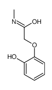2-(2-hydroxyphenoxy)-N-methylacetamide Structure