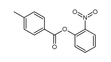 2-nitrophenyl 4-methylbenzoate结构式