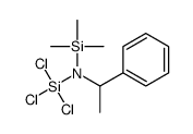 1-phenyl-N-trichlorosilyl-N-trimethylsilylethanamine结构式