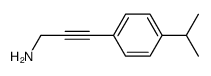 2-Propyn-1-amine,3-[4-(1-methylethyl)phenyl]-(9CI) structure