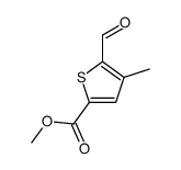 METHYL 5-FORMYL-4-METHYL-2-THIOPHENECARBOXYLATE,97 Structure