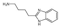 1H-Benzimidazole-2-butanamine(9CI)结构式