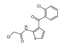 [2-(2-chloro-acetylamino)-thiophen-3-yl]-(2-chloro-phenyl)-methanone Structure