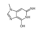 6-amino-1-methyl-5H-imidazo[4,5-c]pyridin-4-one Structure