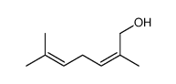 2,6-dimethylhepta-2,5-dien-1-ol结构式