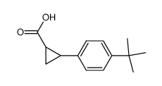 2-[4-(tert-butyl)phenyl]cyclopropanecarboxylic acid Structure