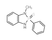 9-methyl-8-phenyl-8-sulfanylidene-7,9-diaza-8$l^C13H13N2PS-phosphabicyclo[4.3.0]nona-1,3,5-triene picture