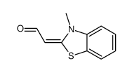 2-(3-methyl-1,3-benzothiazol-2-ylidene)acetaldehyde Structure