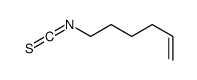 5-hexen-1-yl isothiocyanate结构式