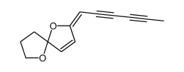 (2E)-2-hexa-2,4-diynylidene-1,6-dioxaspiro[4.4]non-3-ene Structure