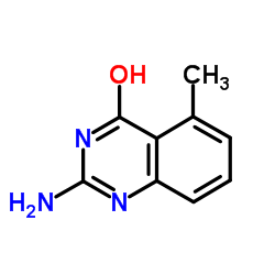 4(3H)-Quinazolinone, 2-amino-5-methyl-结构式