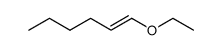 (E)-1-ethoxyhex-1-ene Structure