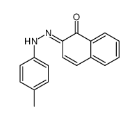 2-[(4-methylphenyl)hydrazinylidene]naphthalen-1-one结构式