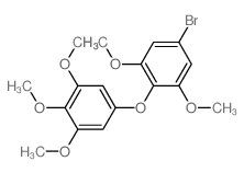 Benzene,5-(4-bromo-2,6-dimethoxyphenoxy)-1,2,3-trimethoxy- structure