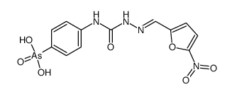 5-Nitro-2-furaldehyde 4-(4-arsonophenyl)semicarbazone结构式