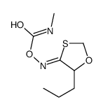 1,3-Oxathiolan-4-one, 5-propyl-, O-((methylamino)carbonyl)oxime, (Z)-结构式