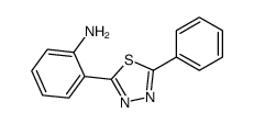 2-(5-phenyl-1,3,4-thiadiazol-2-yl)aniline结构式
