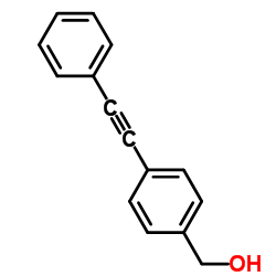 [4-(Phenylethynyl)phenyl]methanol structure