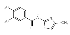 Benzamide, 3,4-dimethyl-N-(4-methyl-2-thiazolyl)- (9CI) picture