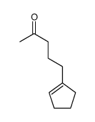 5-(cyclopent-1-en-1-yl)pentan-2-one Structure